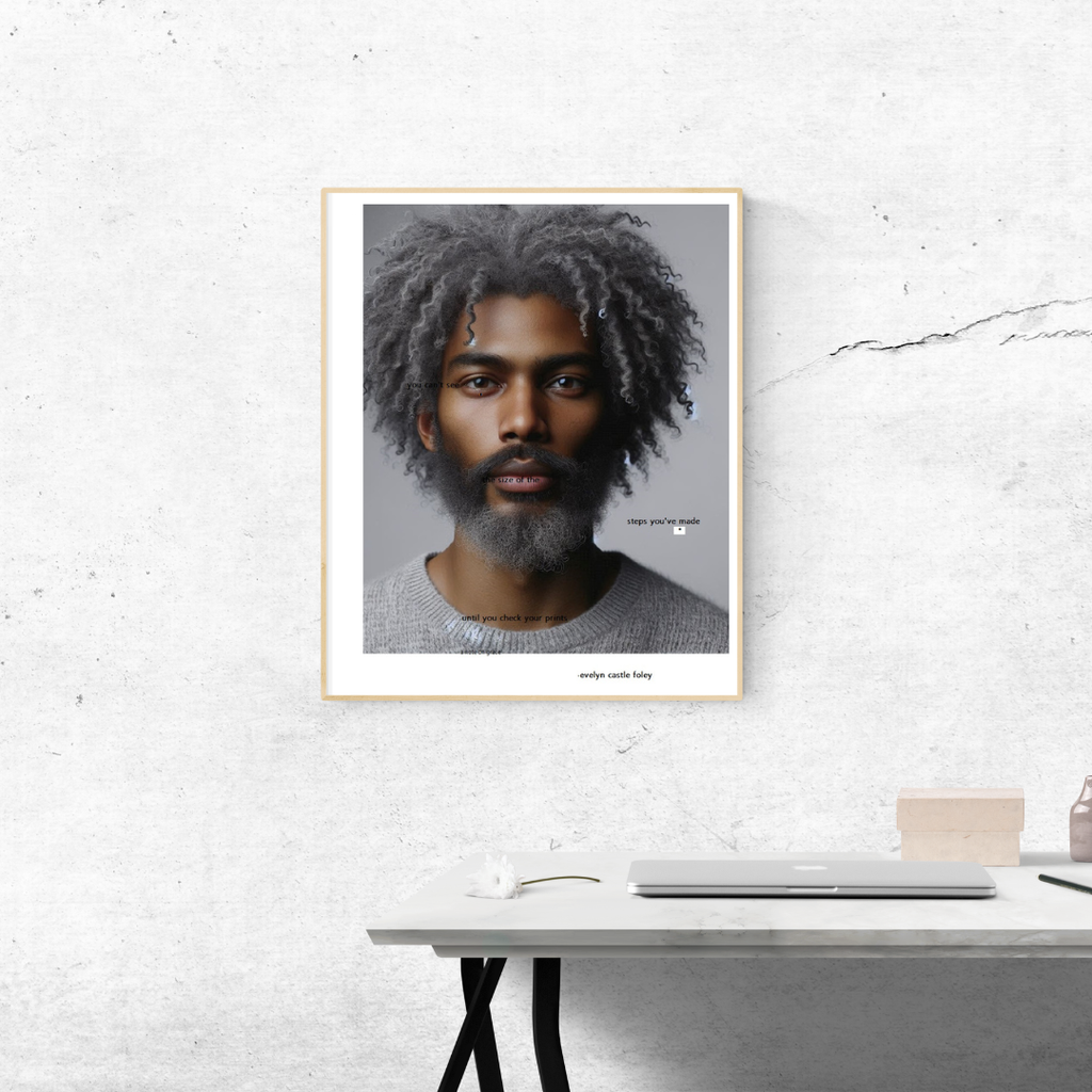A Note on Grace - Digital Art Print mockup