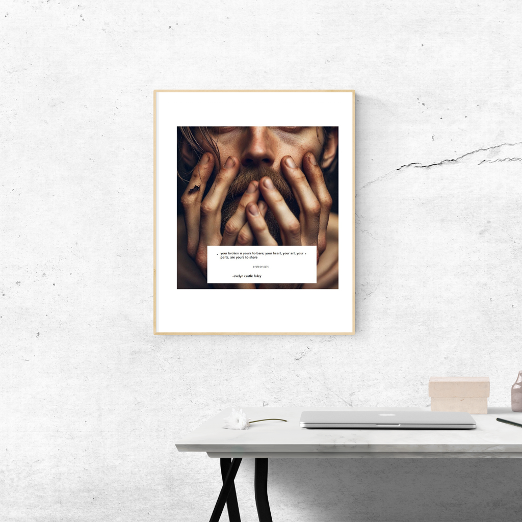 A Note on Pairs - Digital Art Print mockup